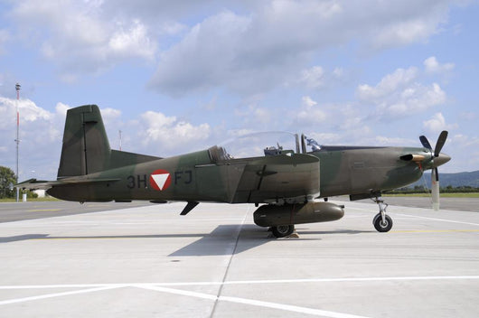 Pilatus Pc-7 Trainer Austrian Wall Decal