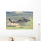 Uh-60 Black Hawk Helicopter In-Flight Wall Decal