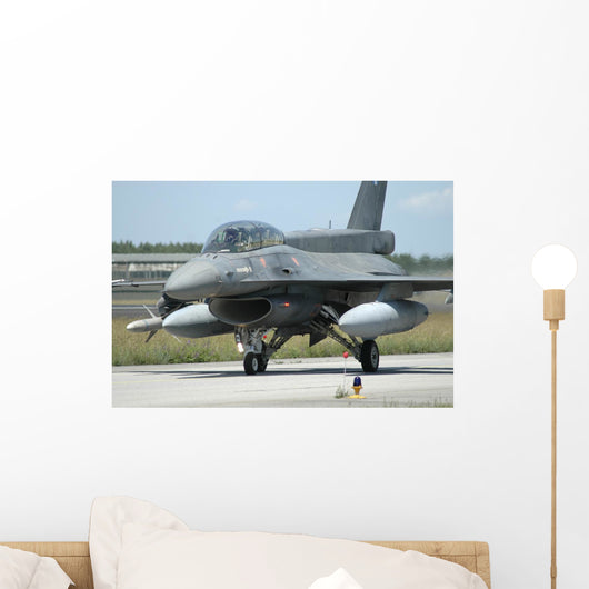 F-16d from Hellenic Air Grounded Wall Decal