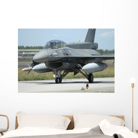 F-16d from Hellenic Air Grounded Wall Decal