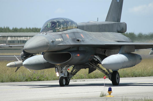 F-16d from Hellenic Air Grounded Wall Decal