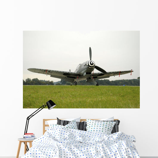 Messerschmitt Bf-109g World War Field Wall Decal