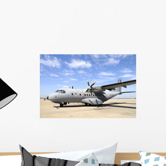 Cn-235 Transport Aircraft Spanish Wall Decal