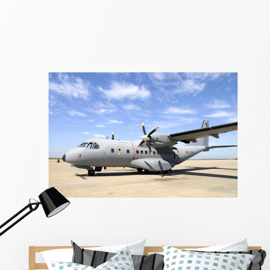 Cn-235 Transport Aircraft Spanish Wall Decal