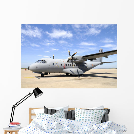 Cn-235 Transport Aircraft Spanish Wall Decal