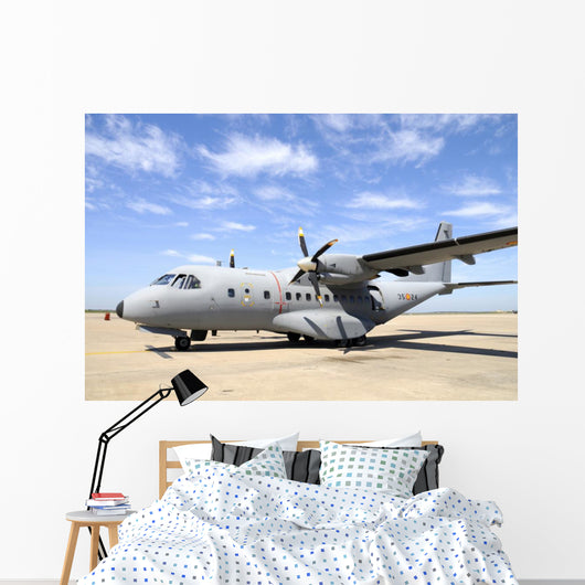 Cn-235 Transport Aircraft Spanish Wall Decal