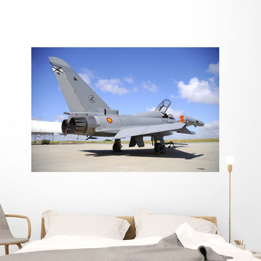 Eurofighter Ef2000 Typhoon Spanish Grounded Wall Decal