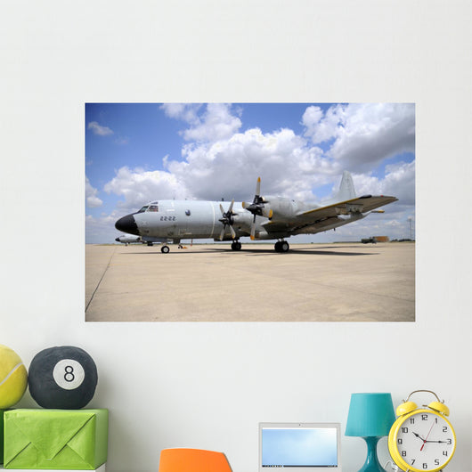 P-3m Orion Spanish Air Grounded Wall Decal