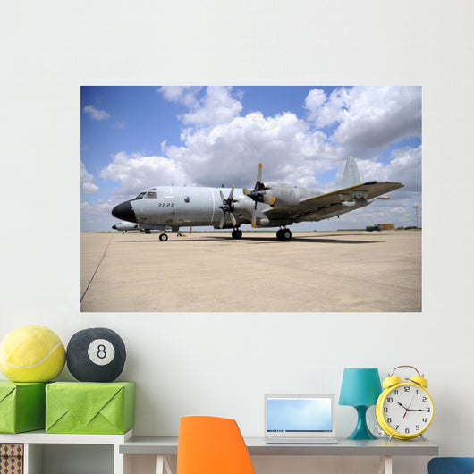 P-3m Orion Spanish Air Grounded Wall Decal