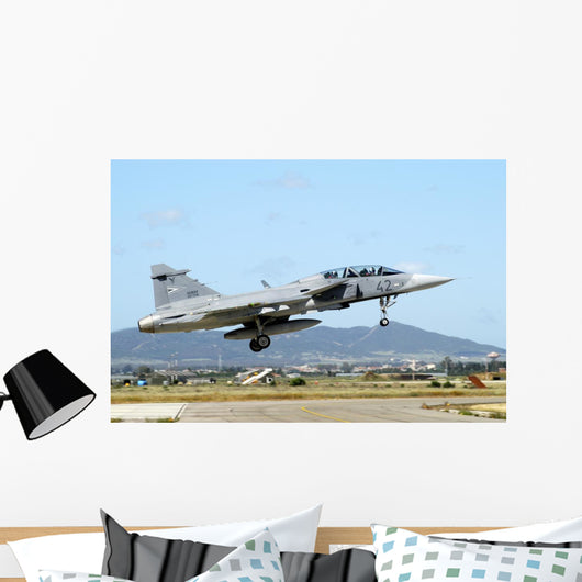 Jas-39d Gripen Hungarian Air Wall Decal
