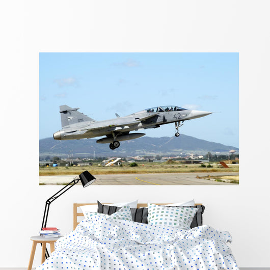 Jas-39d Gripen Hungarian Air Wall Decal