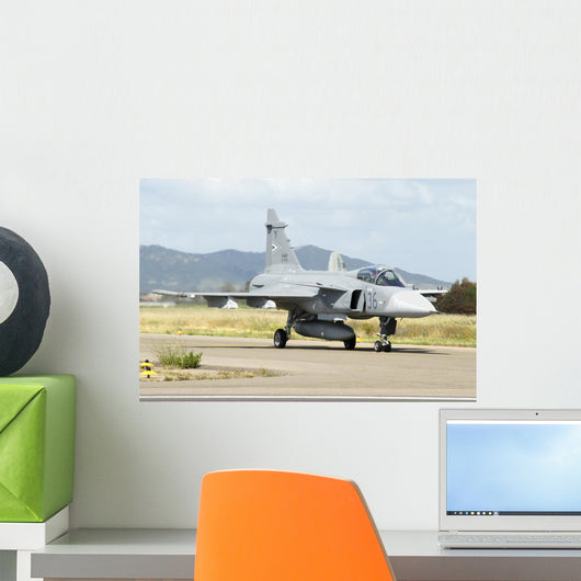 Jas-39c Gripen Hungarian Air Wall Decal