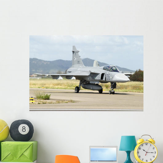 Jas-39c Gripen Hungarian Air Wall Decal