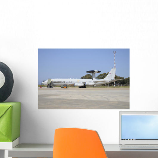 NATO E-3a Awacs Trapani Wall Decal