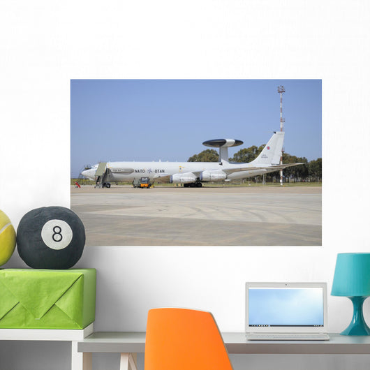NATO E-3a Awacs Trapani Wall Decal