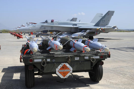 Gbu-12 Laser Guided Bombs on Cart Wall Decal