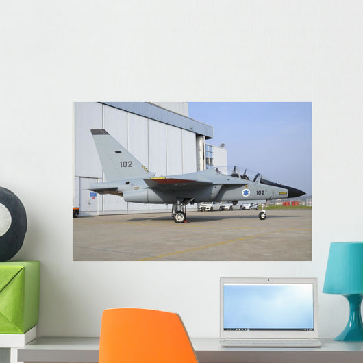First M-346i Lavi Trainer Grounded Wall Decal
