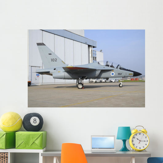 First M-346i Lavi Trainer Grounded Wall Decal