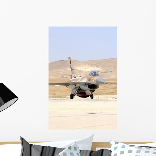Israeli Air Force F-16a Vertical Wall Decal