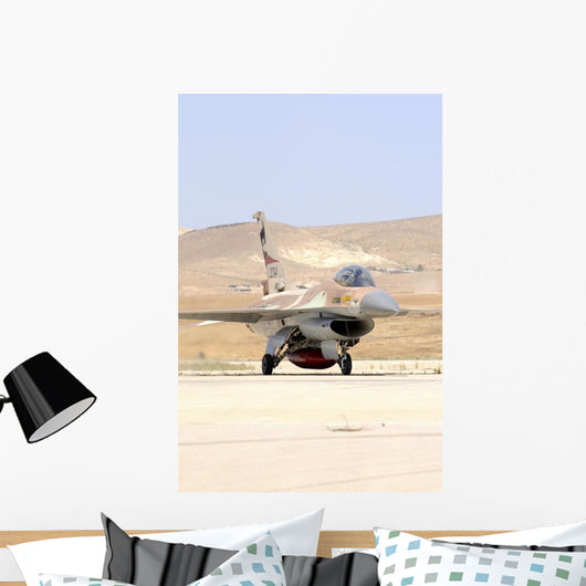 Israeli Air Force F-16a Vertical Wall Decal