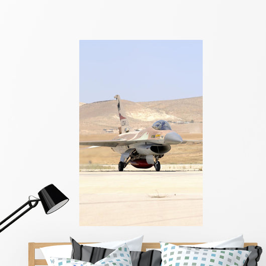 Israeli Air Force F-16a Vertical Wall Decal