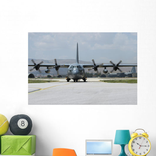 Pakistan Air Force C-130e Taking Off Wall Decal