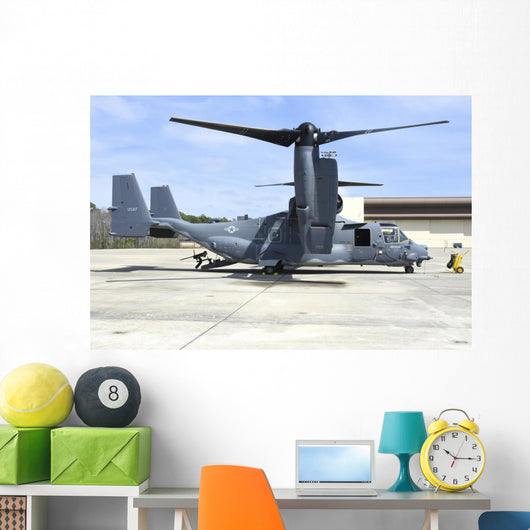 Cv-22b Osprey Ramp Hurlburt Wall Decal