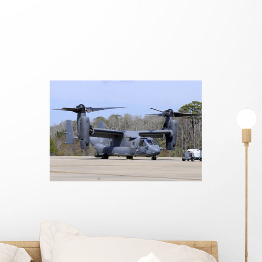 Us Air Force Cv-22b Right Profile Wall Decal