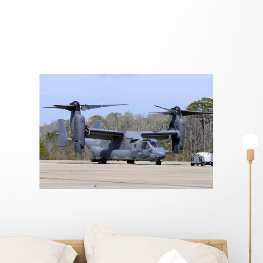 Us Air Force Cv-22b Right Profile Wall Decal