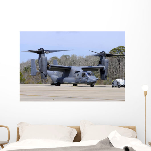 Us Air Force Cv-22b Right Profile Wall Decal
