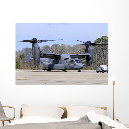 Us Air Force Cv-22b Right Profile Wall Decal