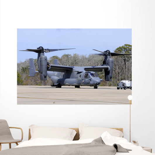 Us Air Force Cv-22b Right Profile Wall Decal