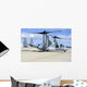 Us Marine Corps Mv-22b Right Wall Decal