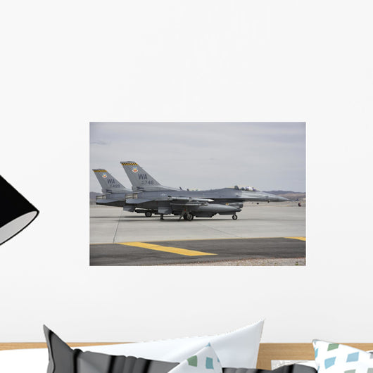 Us Air Force F-16c Grounded Right Wall Decal