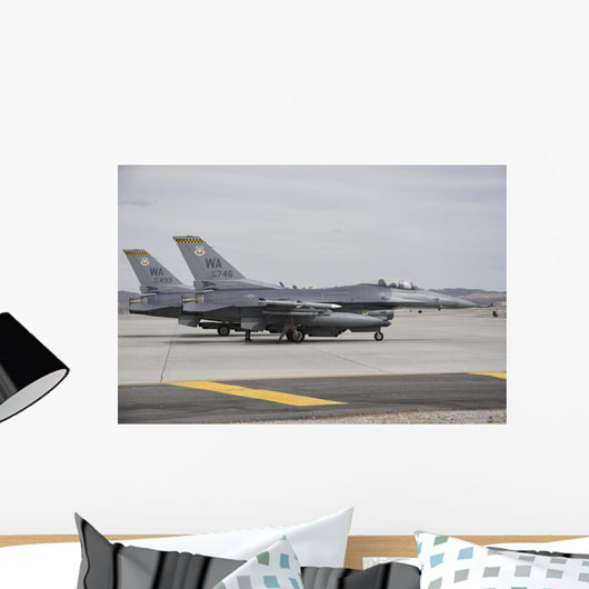 Us Air Force F-16c Grounded Right Wall Decal