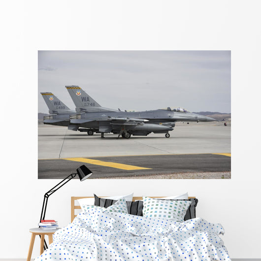 Us Air Force F-16c Grounded Right Wall Decal
