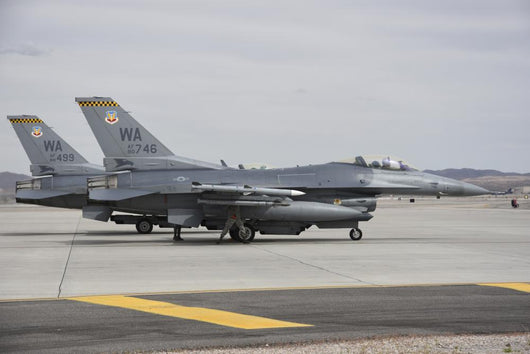 Us Air Force F-16c Grounded Right Wall Decal