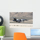 Black F-16c Aggressor Jet Landing Wall Decal