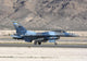 Blue F-16c Aggressor Jet Landing Wall Decal