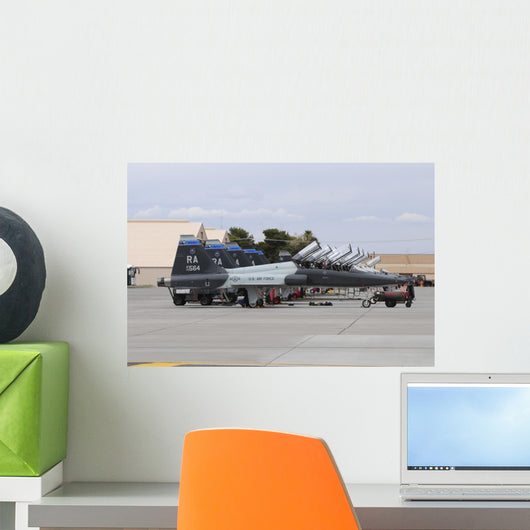 Row T-38c Trainer Jets Wall Decal