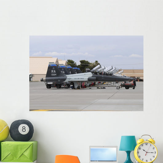 Row T-38c Trainer Jets Wall Decal