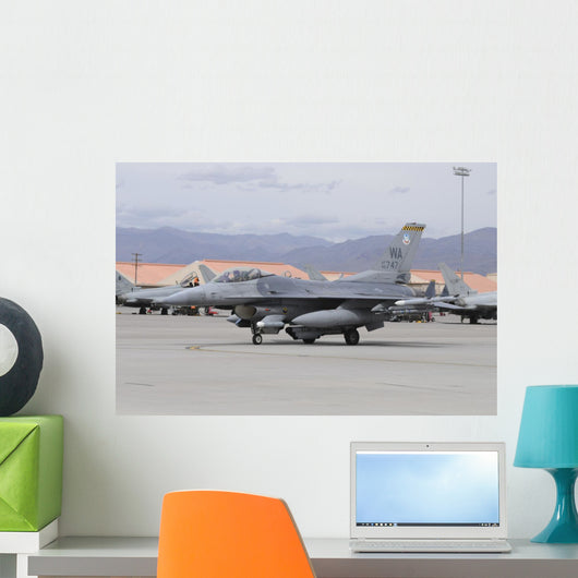Us Air Force F-16c Grounded Left Wall Decal