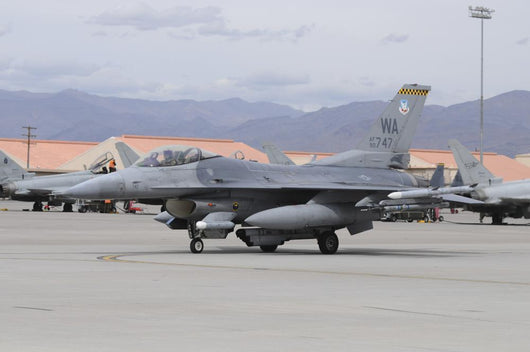 Us Air Force F-16c Grounded Left Wall Decal