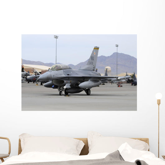 Us Air Force F-16c Left Profile Wall Decal