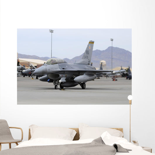 Us Air Force F-16c Left Profile Wall Decal