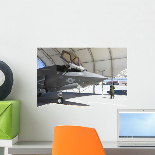 F-35b Lightning Ii Left Profile Wall Decal