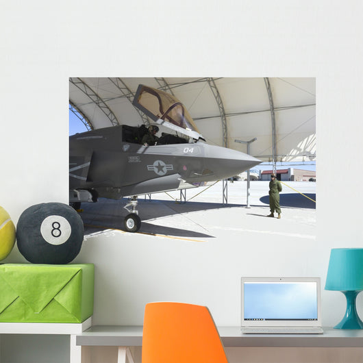 F-35b Lightning Ii Left Profile Wall Decal