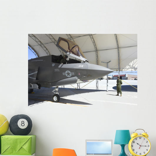 F-35b Lightning Ii Left Profile Wall Decal