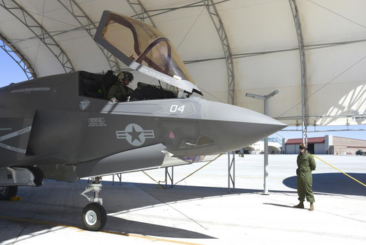 F-35b Lightning Ii Left Profile Wall Decal
