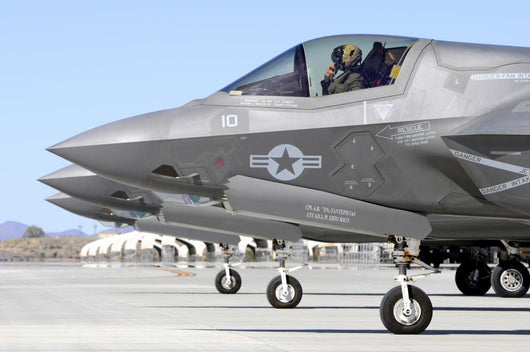 Three F-35b Lightning Ii's Wall Decal